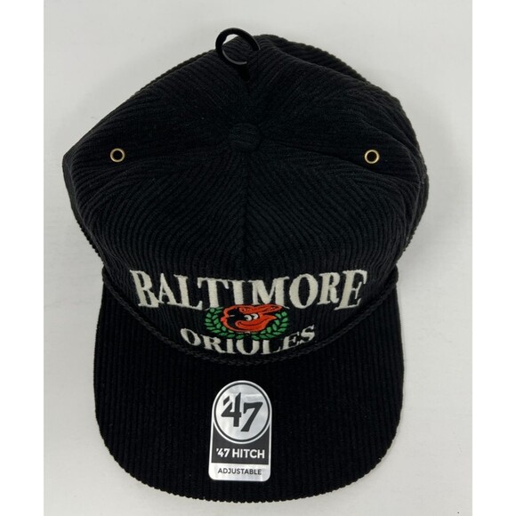 '47 Baltimore Orioles Cooperstown Pitch Out Rope Hitch Adjustable Corduroy Hat - Picture 4 of 7